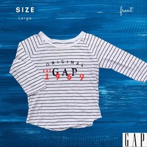 🍑 Gap nautical long sleeve tee